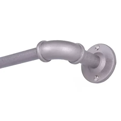 Sun Zero Room Darkening Bronn Industrial 3/4 Curtain Rod