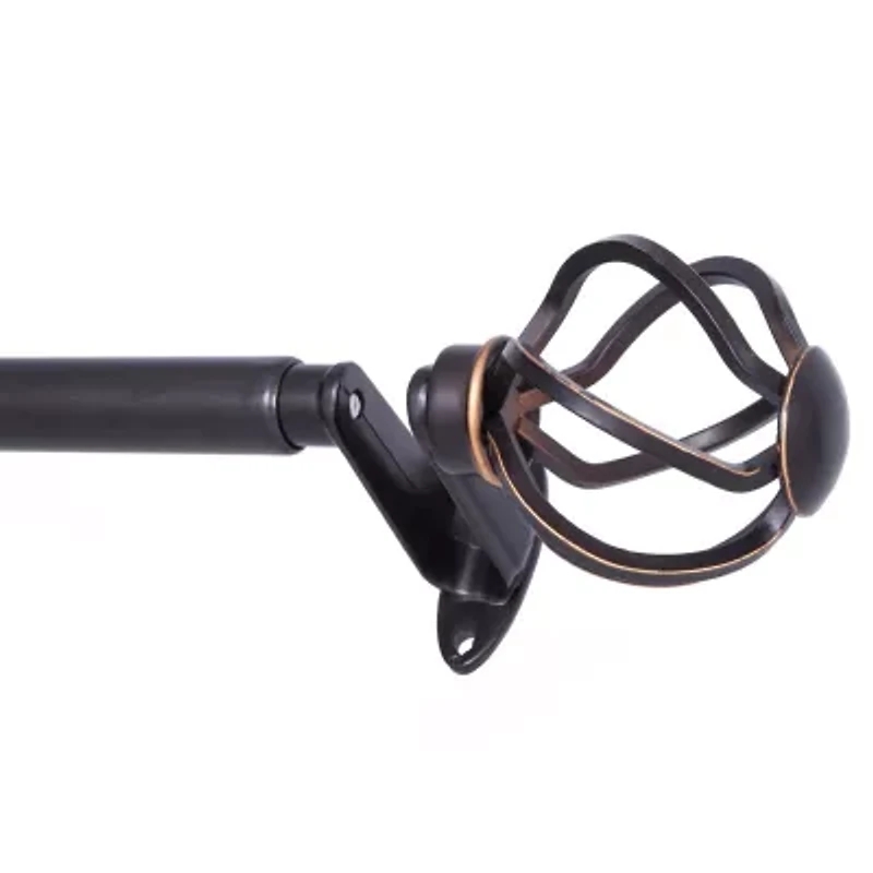 Sun Zero Room Darkening Cage 3/4 Curtain Rod