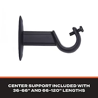 Sun Zero Room Darkening Philip 3/4 Curtain Rod