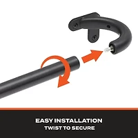 Sun Zero Wrap Around 3/4 Adjustable Curtain Rod