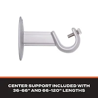Sun Zero Faith 3/4 Adjustable Curtain Rod