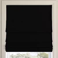 Sun Zero Pryer Energy Saving Cordless 100% Blackout Roman Shade