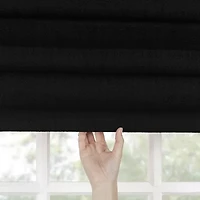 Sun Zero Pryer Energy Saving Cordless 100% Blackout Roman Shade
