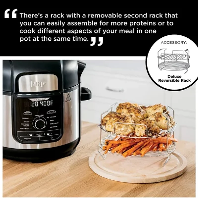 Ninja® Foodi™ 8-qt. 9-in-1 Deluxe XL Pressure Cooker & Air Fryer - Stainless Steel