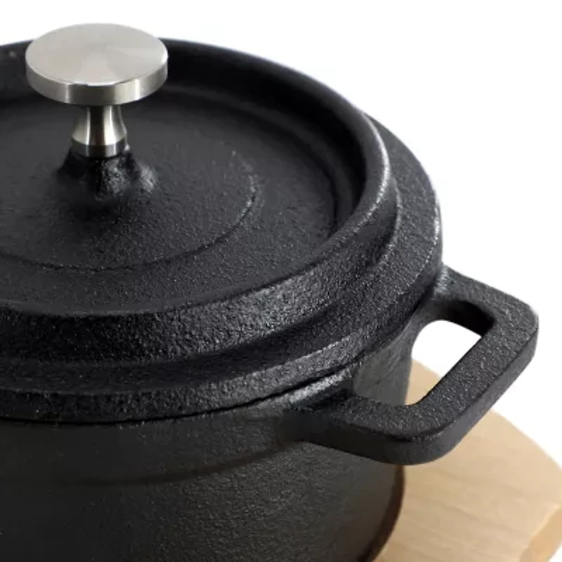 MegaChef Cast Iron 8-oz. Mini Dutch Oven