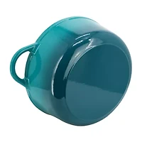 MegaChef 6.35 Quart Round Enameled Cast Iron Cast Iron Dutch Oven