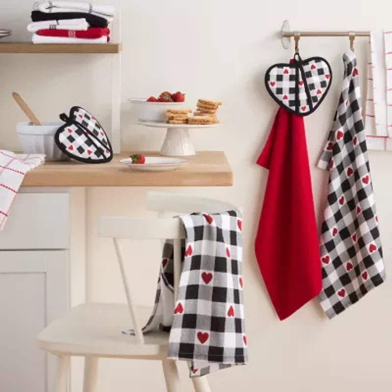 Martha Stewart Love Check 3-pc. Kitchen Towel Set