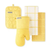 KitchenAid Terry Cloth 4-pc. Oven Mitts & Pot Holder Set