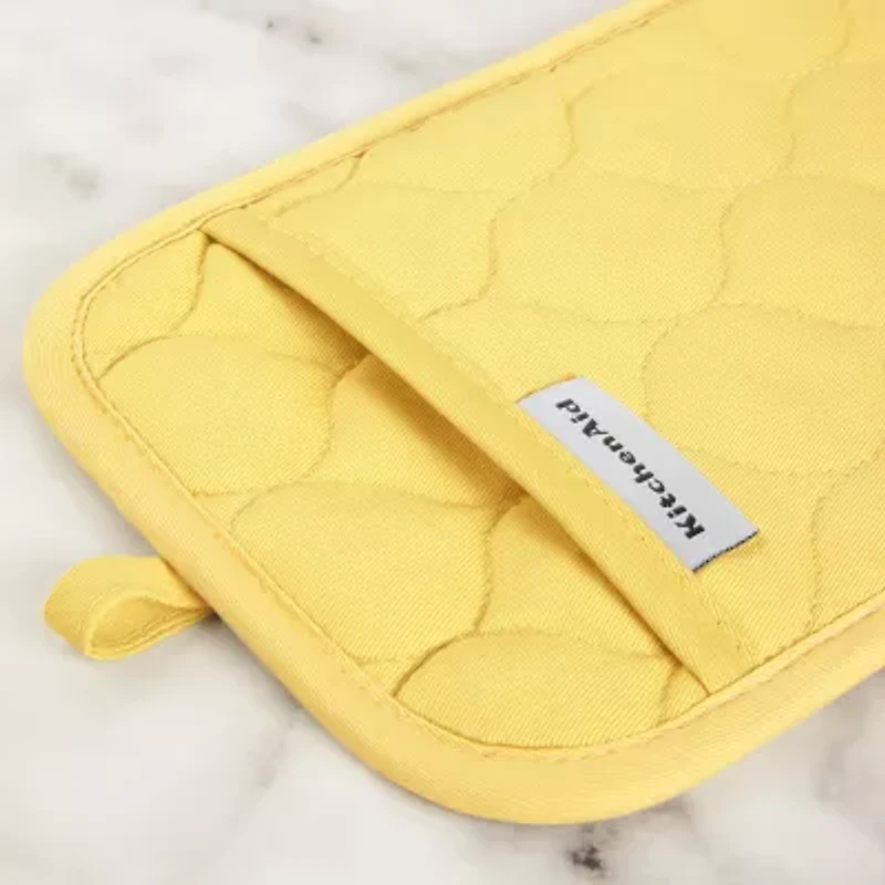 KitchenAid Terry Cloth 4-pc. Oven Mitts & Pot Holder Set