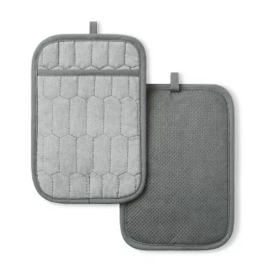 Martha Stewart Honeycomb Quilted 2-pc. Pot Holder Set