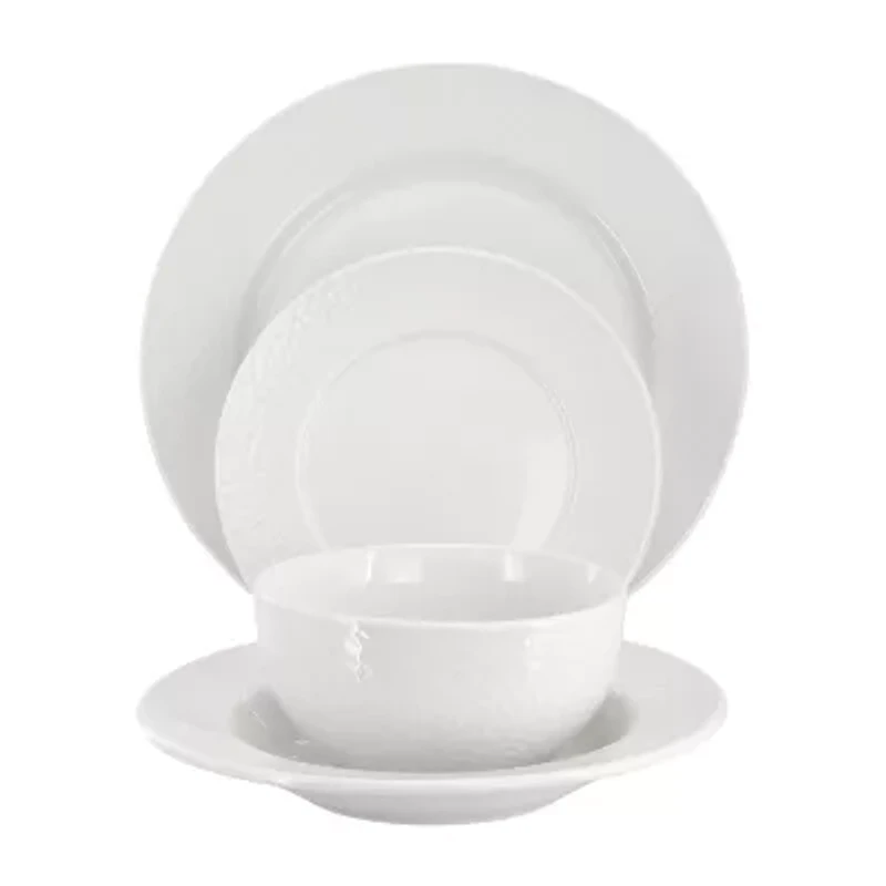Elama Soyer 16 Piece 16-pc. Porcelain Dinnerware Set