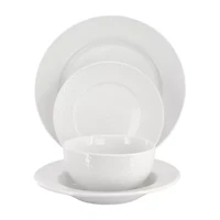 Elama Soyer 16 Piece 16-pc. Porcelain Dinnerware Set