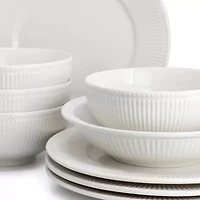 Elama Kate 16 Piece 16-pc. Porcelain Dinnerware Set