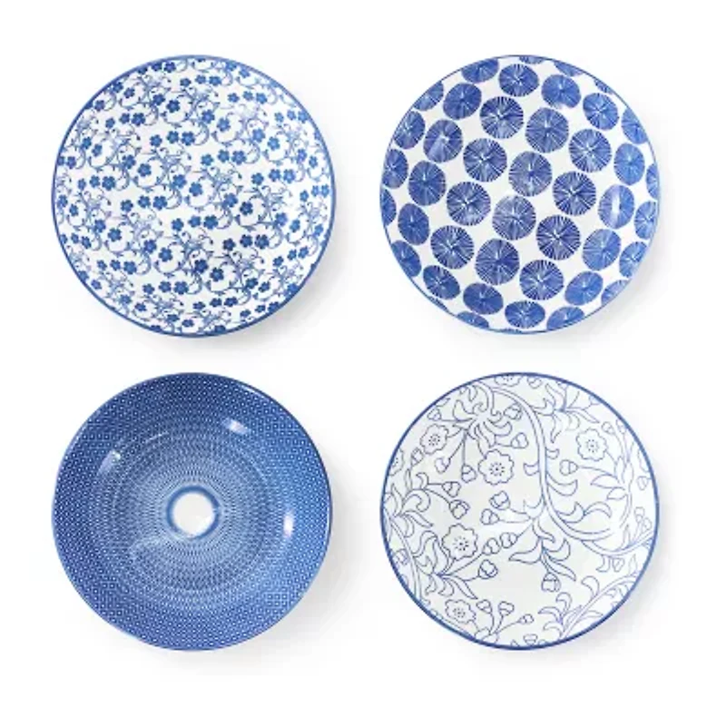 Elama Aurora 16 Piece 16-pc. Porcelain Dinnerware Set