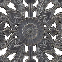 Madison Park Botanical Distressed Carved Wood 2-pc. Wall Art Set