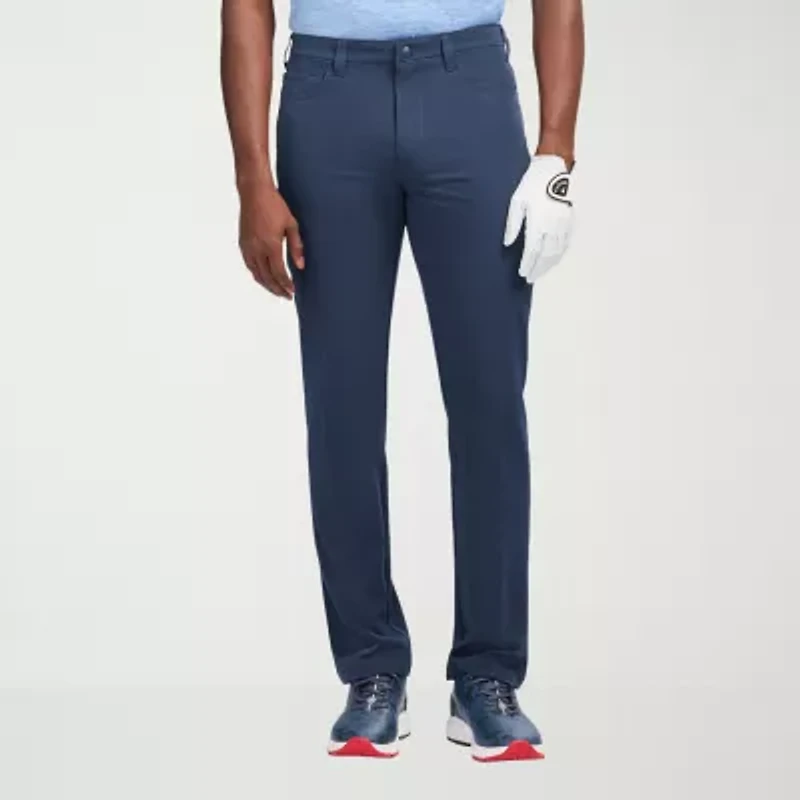 IZOD Swingflex 5 Pocket Dobby Mens Classic Fit Flat Front Pant