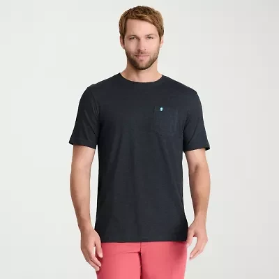 IZOD Saltwater Soft Wash Mens Crew Neck Short Sleeve T-Shirt