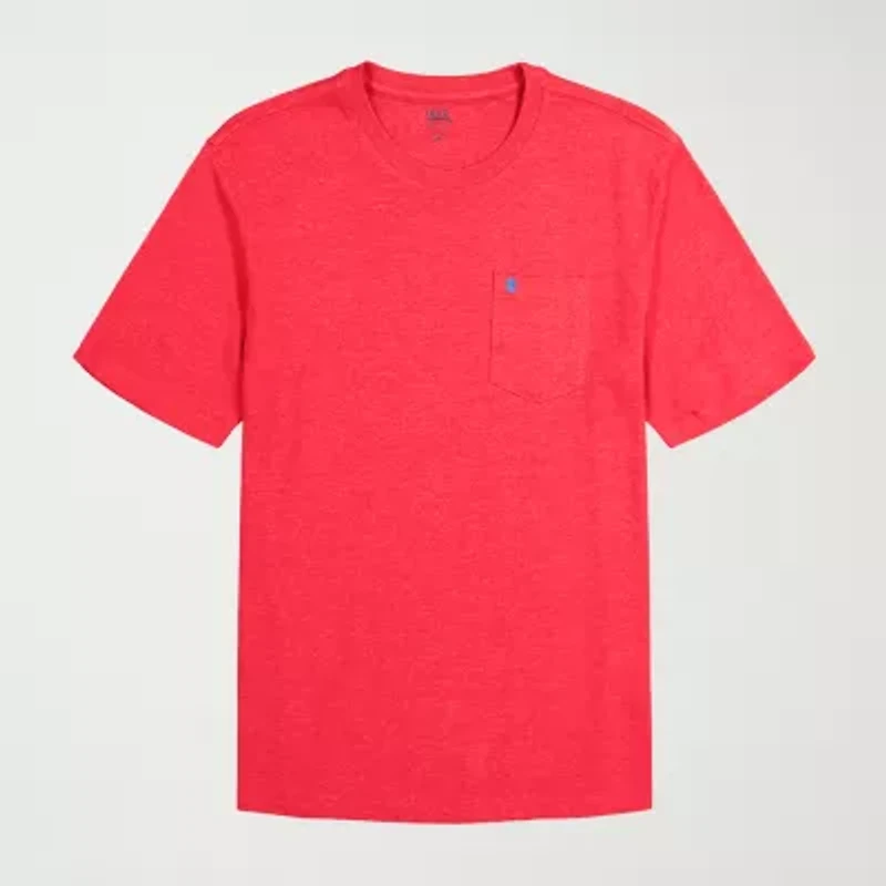 IZOD Saltwater Soft Wash Mens Crew Neck Short Sleeve T-Shirt
