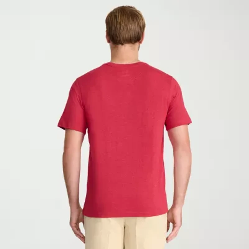 IZOD Saltwater Soft Wash Mens Crew Neck Short Sleeve T-Shirt