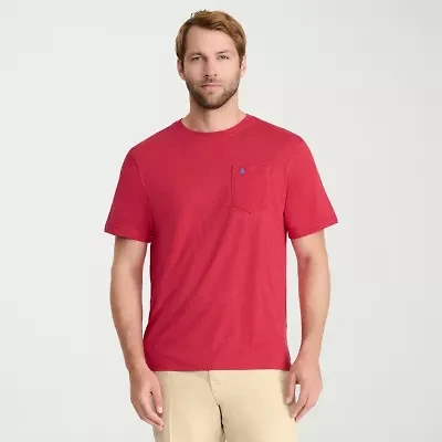 IZOD Saltwater Soft Wash Mens Crew Neck Short Sleeve T-Shirt