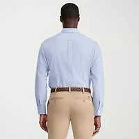 IZOD Performance Comfort Mens Long Sleeve Classic Fit Button-Down Shirt