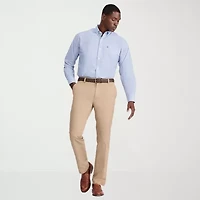 IZOD Performance Comfort Mens Long Sleeve Classic Fit Button-Down Shirt