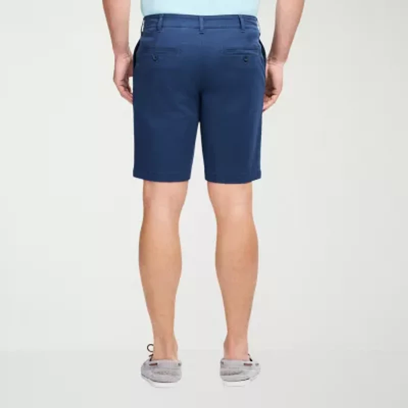 IZOD Saltwater Mens 9 1/2" Stretch Fabric Chino Short