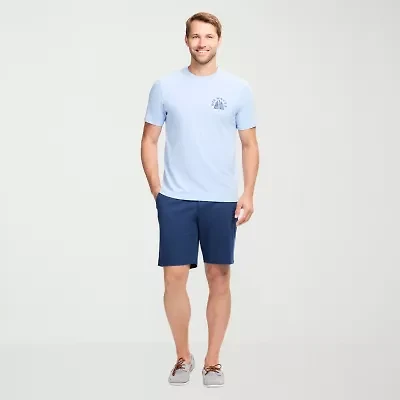 IZOD Saltwater Mens 9 1/2" Stretch Fabric Chino Short