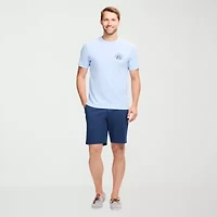 IZOD Saltwater Mens 9 1/2" Stretch Fabric Chino Short