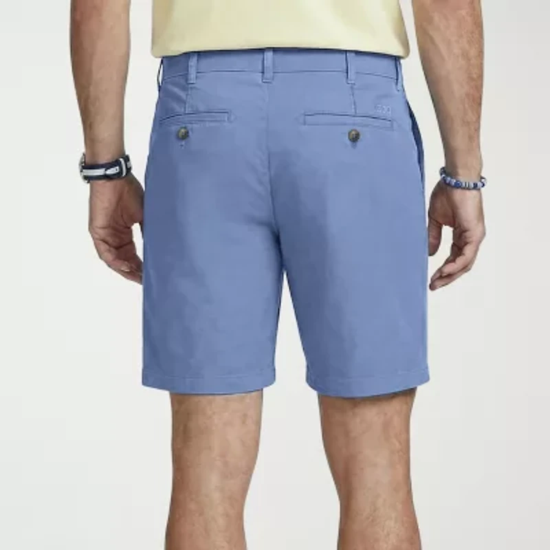 IZOD Saltwater Mens 9 1/2" Stretch Fabric Chino Short
