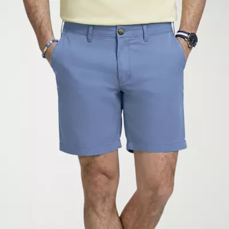 IZOD Saltwater Mens 9 1/2" Stretch Fabric Chino Short