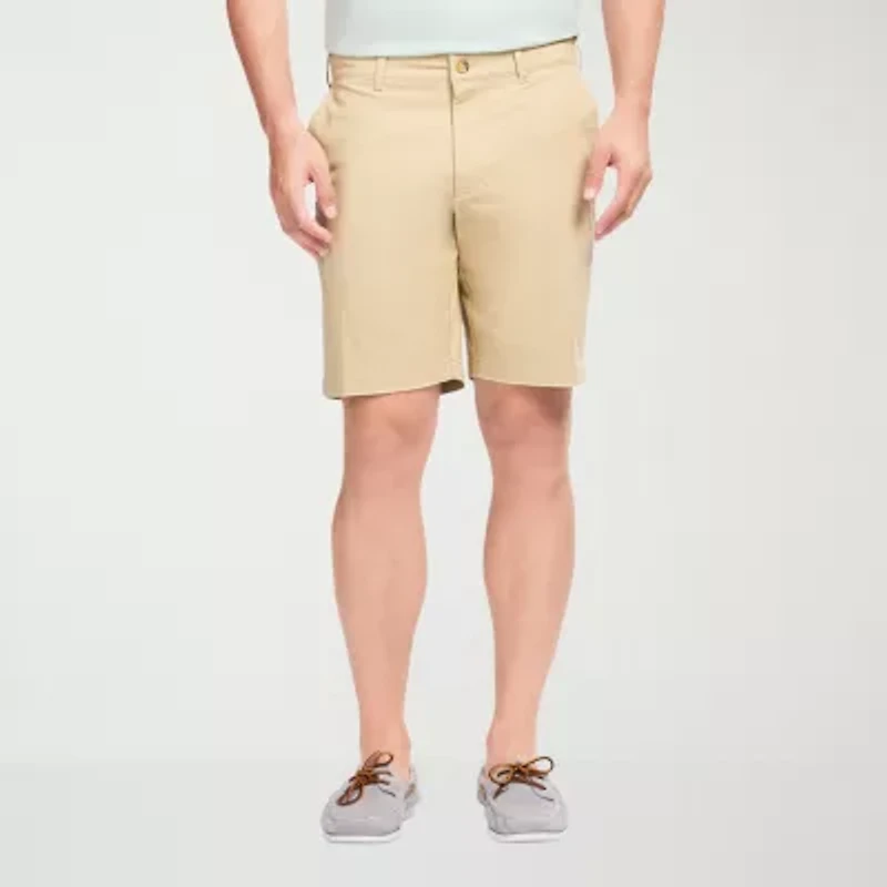 IZOD Saltwater Mens 9 1/2" Stretch Fabric Chino Short