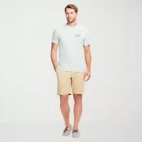 IZOD Saltwater Mens 9 1/2" Stretch Fabric Chino Short