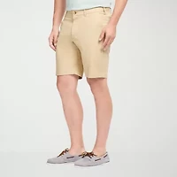 IZOD Saltwater Mens 9 1/2" Stretch Fabric Chino Short