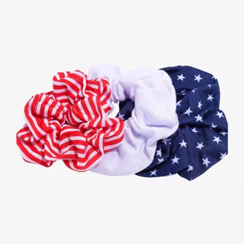 Mixit 3-pc. American Flag Stars & Stripes Scrunchie Hair Ties