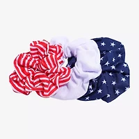 Mixit 3-pc. American Flag Stars & Stripes Scrunchie Hair Ties