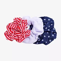 Mixit 3-pc. American Flag Stars & Stripes Scrunchie Hair Ties