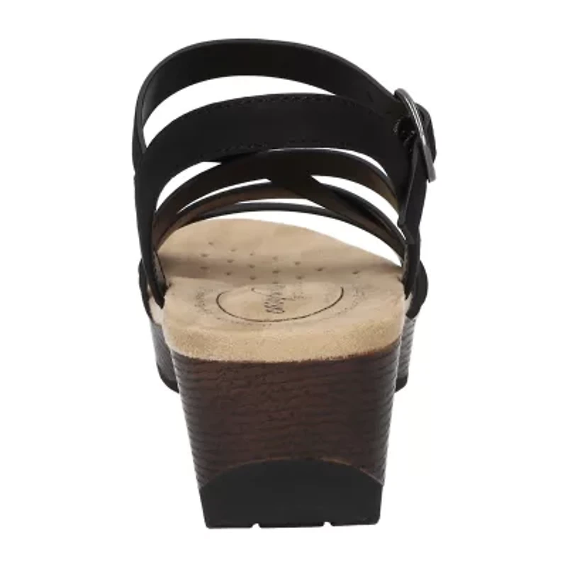 Easy Works By Street Womens Monroe Heeled Sandals