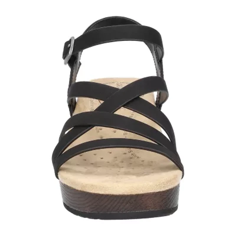 Easy Works By Street Womens Monroe Heeled Sandals