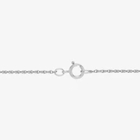 Womens White Cultured Freshwater Pearl Sterling Silver 18 Inch Pendant Necklace