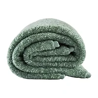 Brooklyn Loom Heathered Sherpa Blanket