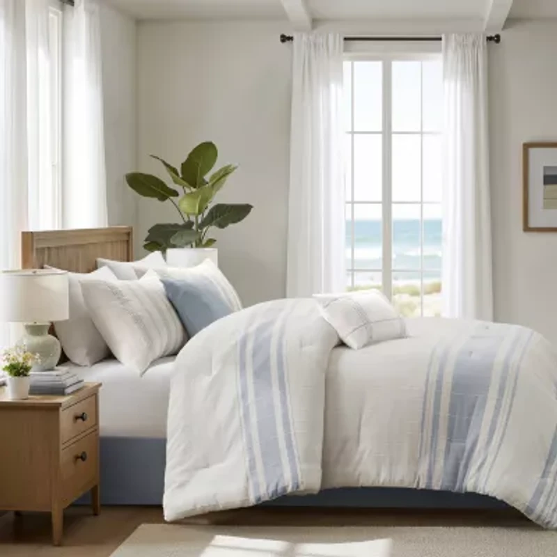 Harbor House Morgan Cotton 6-pc. Midweight Comforter Set