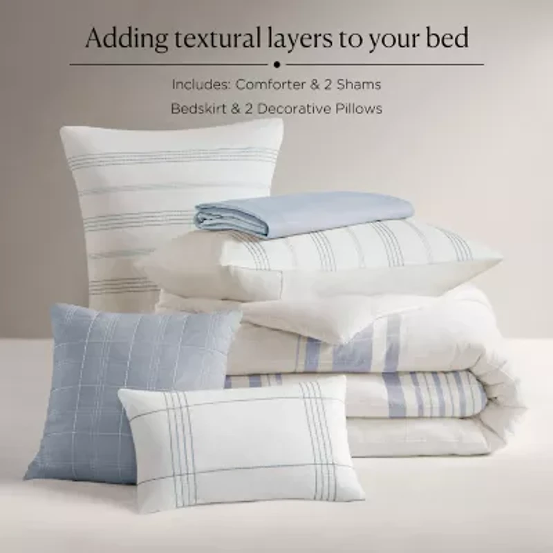 Harbor House Morgan Cotton 6-pc. Midweight Comforter Set