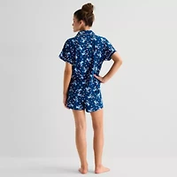 Disney Mjc Womens Lilo & Stitch Short Sleeve 2-pc. Pajama Sets