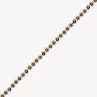 (Brown / I3) Mens 2 1/2 CT. T.W. Natural Champagne Diamond 10K Gold Tennis Bracelet