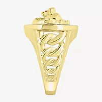 (J / I3) Mens 1/4 CT. T.W. Natural White Diamond 10K Gold Cocktail Ring