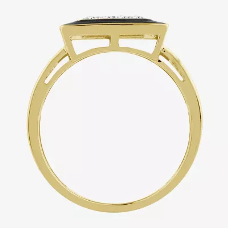 (J / I3) Mens 1/2 CT. T.W. Natural White Diamond 10K Gold Cocktail Ring