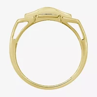 (I / I2) Mens 1/3 CT. T.W. Natural White Diamond 10K Gold Cocktail Ring