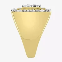 (J / I3) Mens 3/4 CT. T.W. Natural White Diamond 10K Gold Cocktail Ring