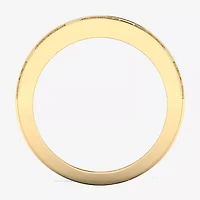 (Black / I3) Mens 1 CT. T.W. Natural Black Diamond 10K Gold Band